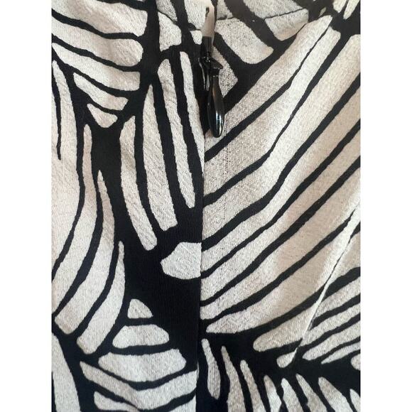 THE LOFT SHEATH DRESS BLACK AND WHITE CAPM SLEEVE WOMENS SIZE ZERO - Picture 7 of 10